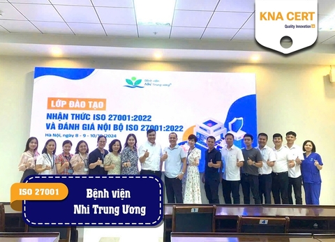 ISO ADMIN đào tạo ISO 27001 cho Bệnh viện Nhi Trung Ương