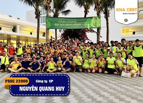 ISO ADMIN đánh giá FSSC 22000 (Pre-audit) cho Công ty TNHH Nguyễn Quang Huy