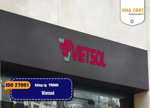 ISO ADMIN đánh giá ISO 27001 cho Công ty TNHH Vietsol