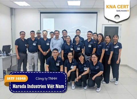 ISO ADMIN đào tạo IATF 16949:2016 cho Công ty TNHH Harada Industries Việt Nam