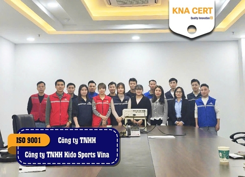 ISO ADMIN đào tạo ISO 9001 cho Công ty TNHH Kido Sports Vina